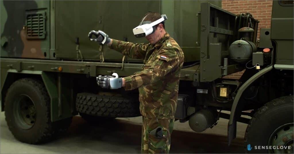 How Tactile VR Gloves Improve Military Training
