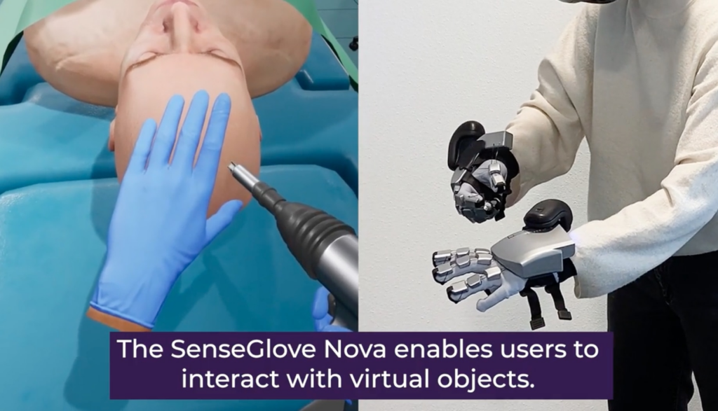 Three Research Examples With VR Haptic Gloves